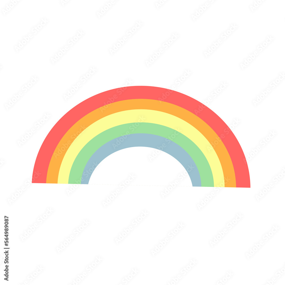 cute rainbow for kids design element cute rainbow for kids design element