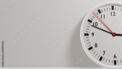 Foto Wall Clock animation. Animated clock. Deadline.