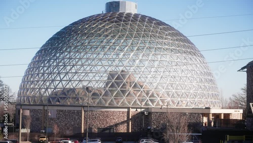Handheld shot of the Desert Dome in Omaha, Nebraska, USA. photo
