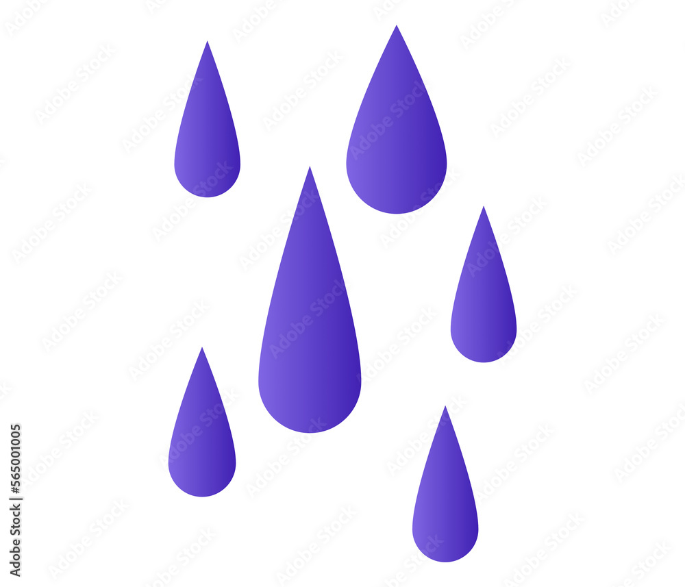 purple drop illustration vector set purple drop illustration vector set