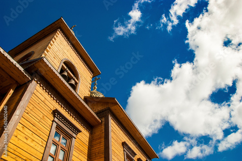 Yakutsk.  Wooden  Charch.  Far  East. Sakha  republik