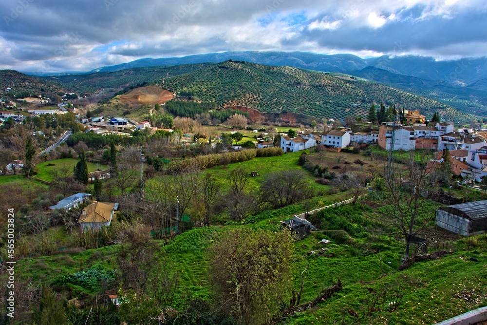 Landscapes from Priego de Cordoba. Sub-Betica range
