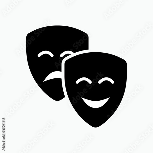 Drama Icon. Movie Genre Symbol. Entertainment Label Sign. Logo - Vector.