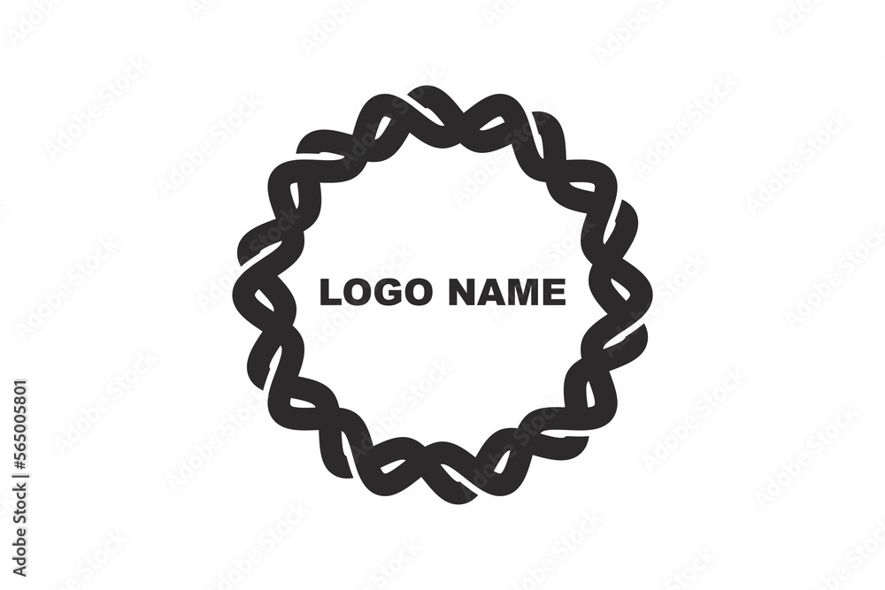 geometric circle logo design concept geometric circle logo design concept