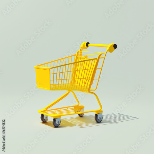 empty shopping cart. generative ai