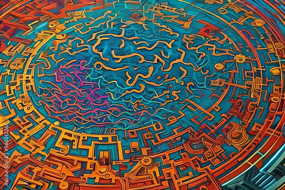 the maze of the mind - generative ai