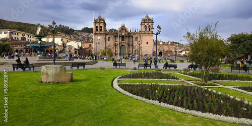 Cathedral of Cusco or Cathedral Basilica of the Virgin of the Assumption, Plaza de Armas, Cusco, Peru photo