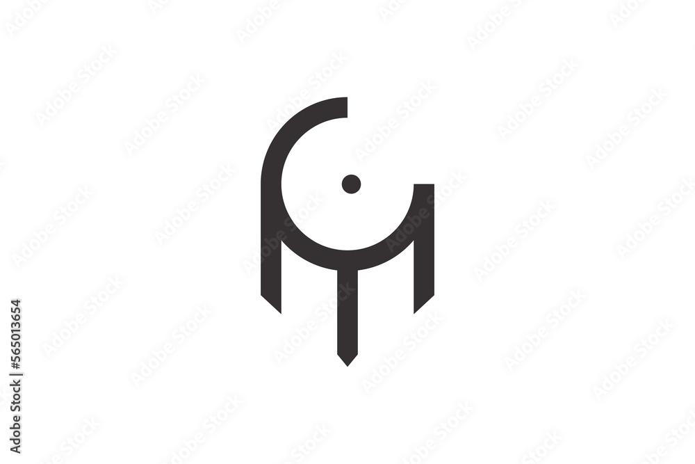 MC logo design concept MC logo design concept