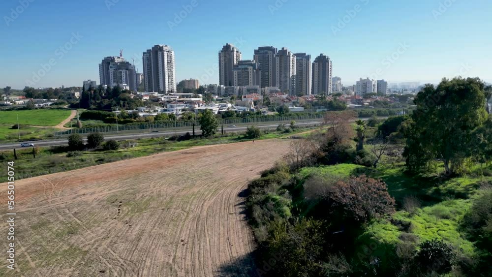 4k High resolution video of the Southern City of Rehovot- Israel- from a birds eye view- drone video 4k High resolution video of the Southern City of Rehovot- Israel- from a birds eye view- drone video