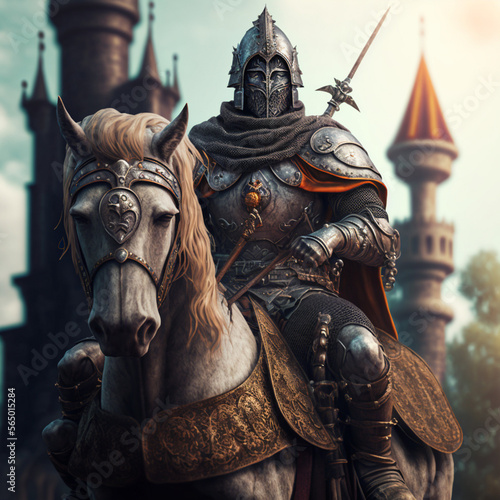 knight on horseback