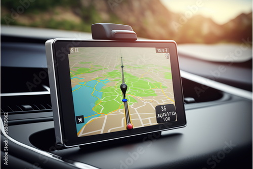  gps on car by smartphone, navigation, using gps, travel, driving, Made by AI,Artificial intelligence