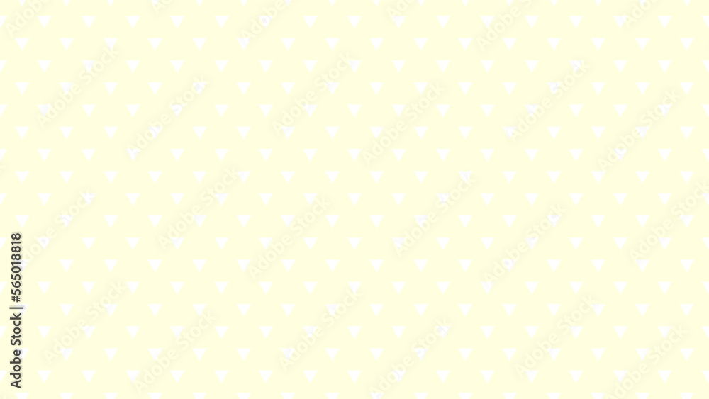 white colour triangles pattern over light yellow useful as a background white colour triangles pattern over light yellow useful as a background