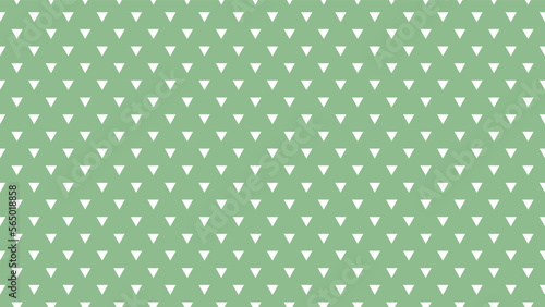 white colour triangles pattern over dark sea green useful as a background
