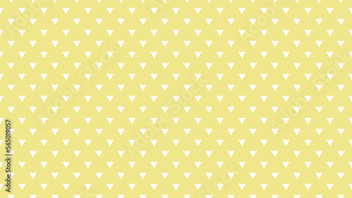 white colour triangles pattern over khaki yellow useful as a background