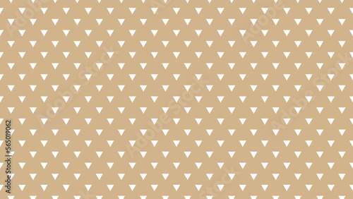 white colour triangles pattern over tan brown useful as a background