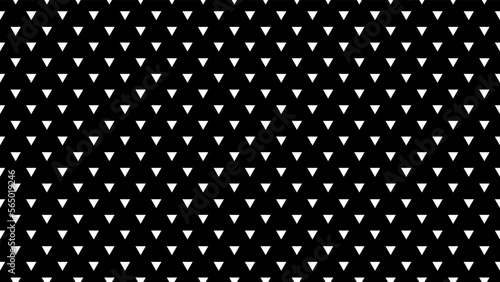 white colour triangles pattern over black useful as a background