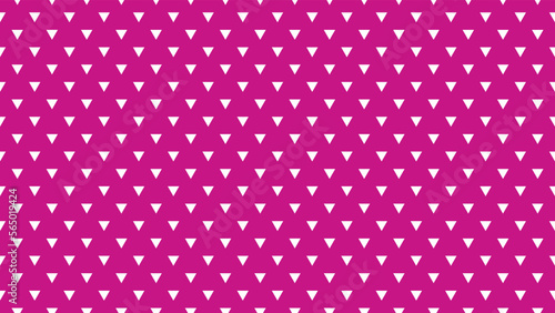 white colour triangles pattern over medium violet red pink useful as a background