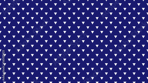 white colour triangles pattern over midnight blue useful as a background