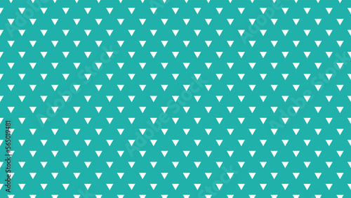 white colour triangles pattern over light sea green cyan useful as a background