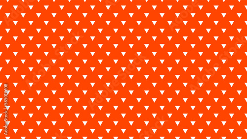 white colour triangles pattern over orange red useful as a background