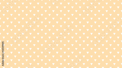 white colour triangles pattern over navajo white brown useful as a background