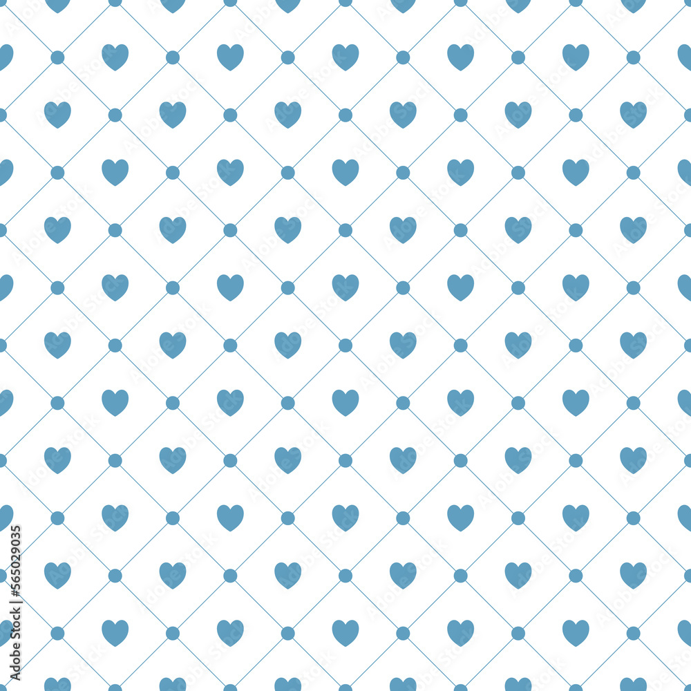 Seamless pattern with hearts, romantic background for wedding, birthday or Valentine's Day. Vector illustration Seamless pattern with hearts, romantic background for wedding, birthday or Valentine's Day. Vector illustration
