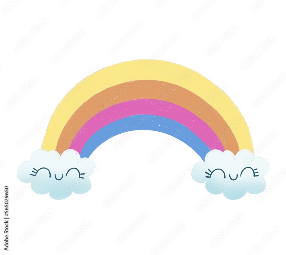 rainbow and clouds rainbow and clouds