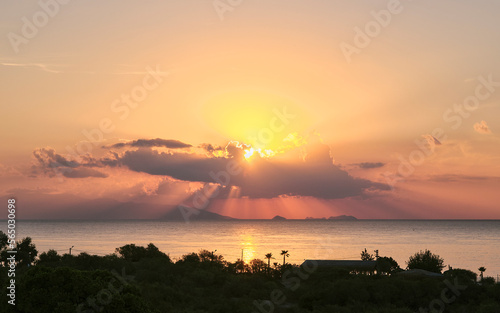 Sunrise on the seashore