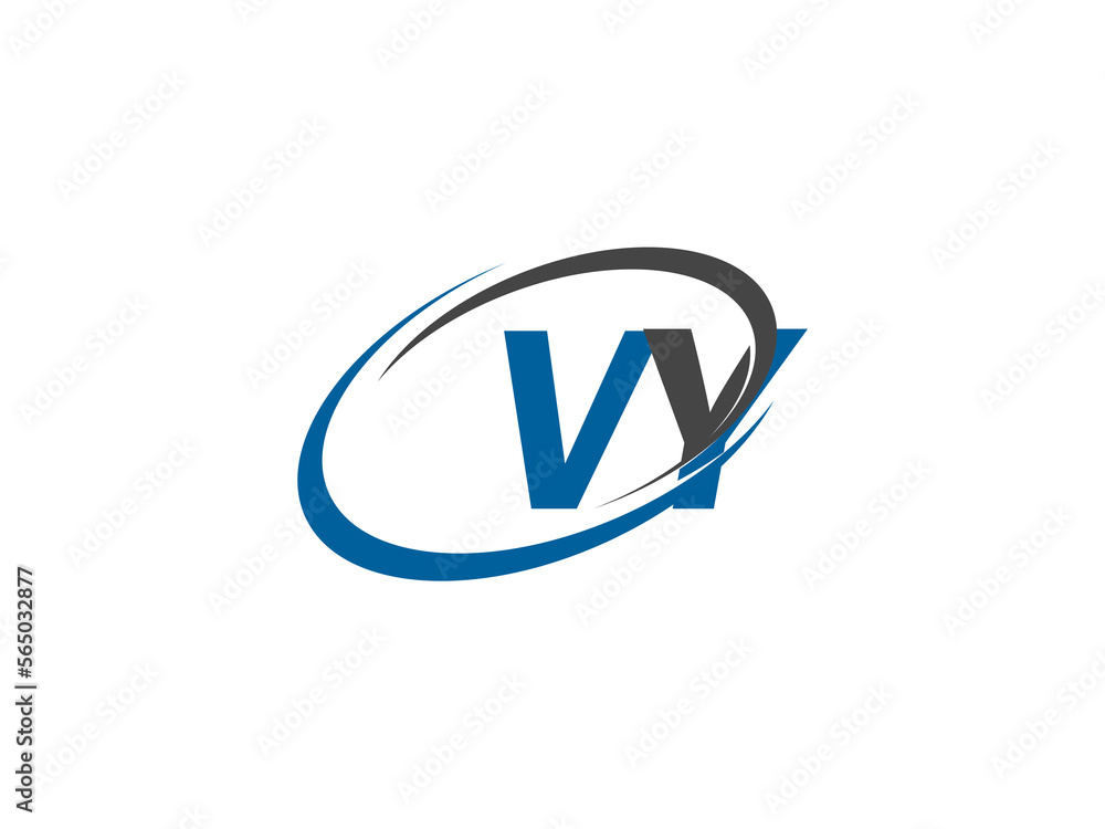 VY letter creative modern elegant swoosh logo design VY letter creative modern elegant swoosh logo design