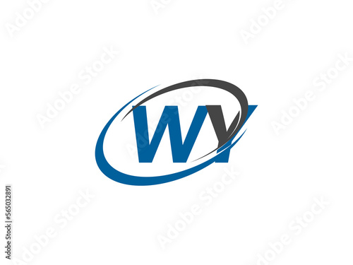 Free Download WY letter creative modern elegant swoosh logo design - GFXLoad
