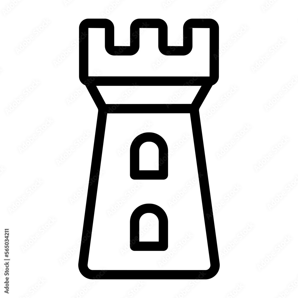 tower line icon tower line icon