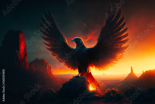 a phoenix reborn at dawn cinematic