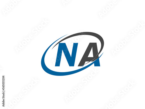 Free Download NA letter creative modern elegant swoosh logo design - GFXLoad