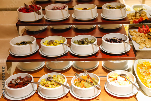side dishes at the buffet