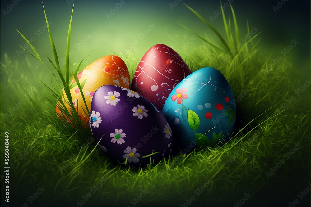Easter Eggs. Generative AI Easter Eggs. Generative AI