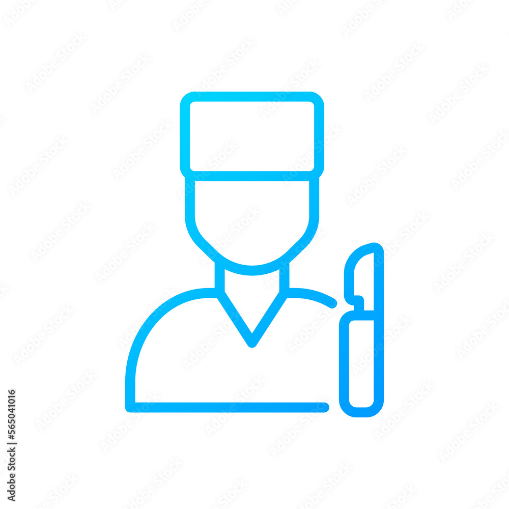 Surgical care pixel perfect gradient linear vector icon. Pathology treatment. Surgical procedure. Medical clinic. Thin line color symbol. Modern style pictogram. Vector isolated outline drawing Surgical care pixel perfect gradient linear vector icon. Pathology treatment. Surgical procedure. Medical clinic. Thin line color symbol. Modern style pictogram. Vector isolated outline drawing