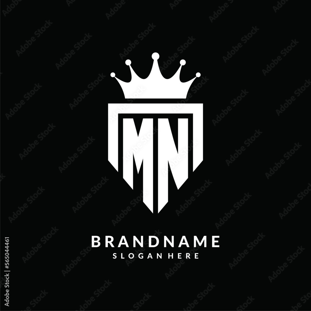 MN Letter Luxurious Brand Logo Template, for Restaurant, Royalty, Boutique,  Cafe, Hotel, Heraldic, Jewelry, Fashion and other vector illustration Stock  Vector Image & Art - Alamy