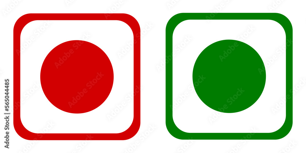 Vector illustration for veg and non veg icon in neumorphism style ...