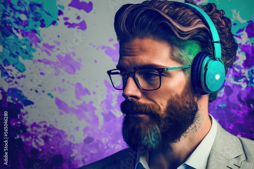 person with headphones