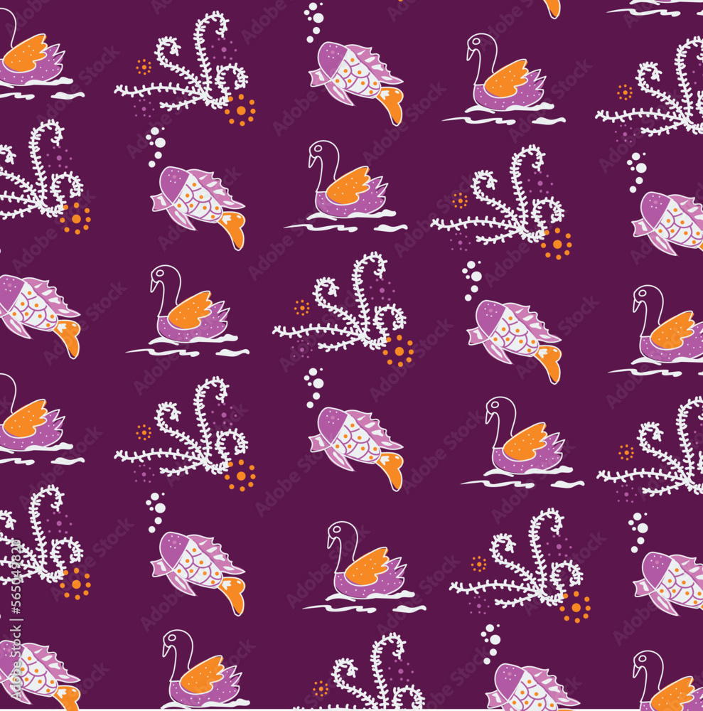 floral batik traditional pattern background floral batik traditional pattern background