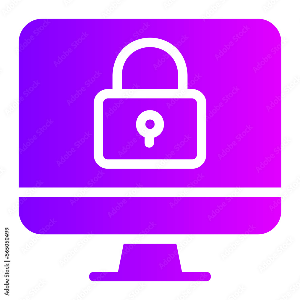 computer gradient icon computer gradient icon