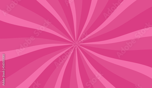 Colorful sunshine pink background. Design sunburst wallpaper for banner business social media advertising. Sweet candy backdrop. Vector illustration