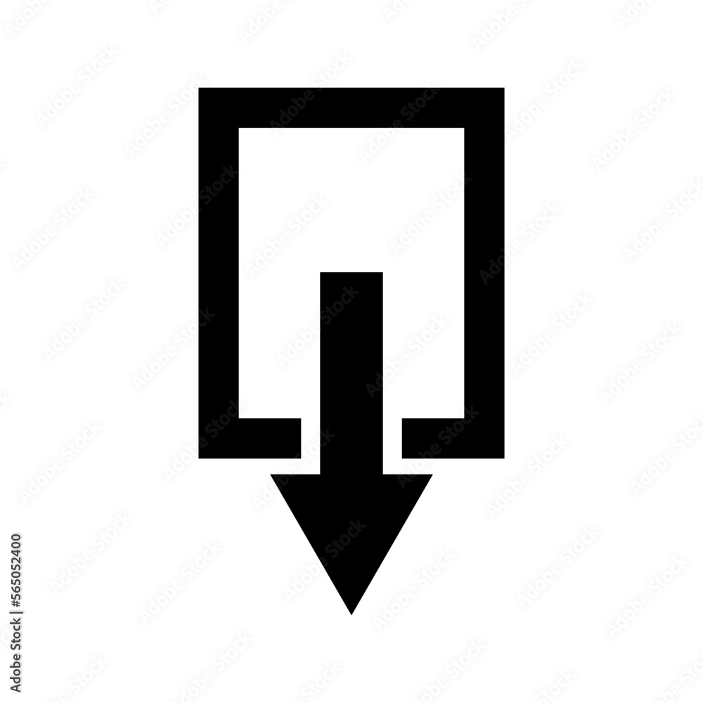 Download silhouette icon. Import. Vector. Download silhouette icon. Import. Vector.