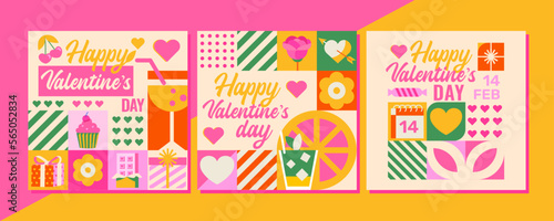 Bright colors, flowers, cocktails, bunny ears, hearts and lots of love are perfectly combined in one design. If you want to congratulate your significant other, this design will definitely suit you!