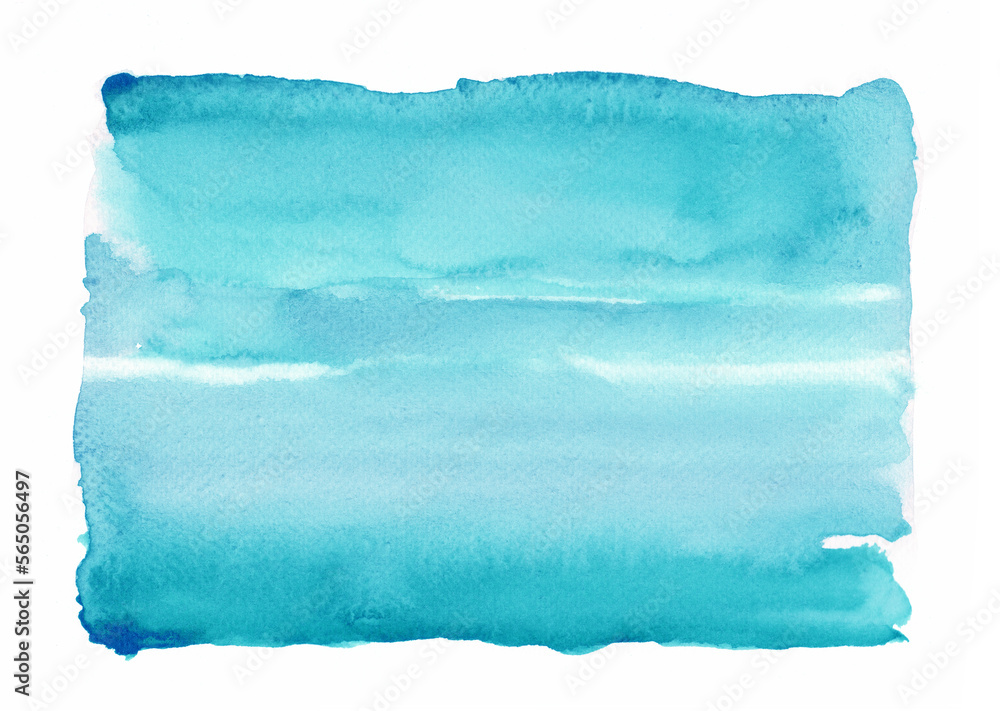 Obraz premium light turquoise watercolor background