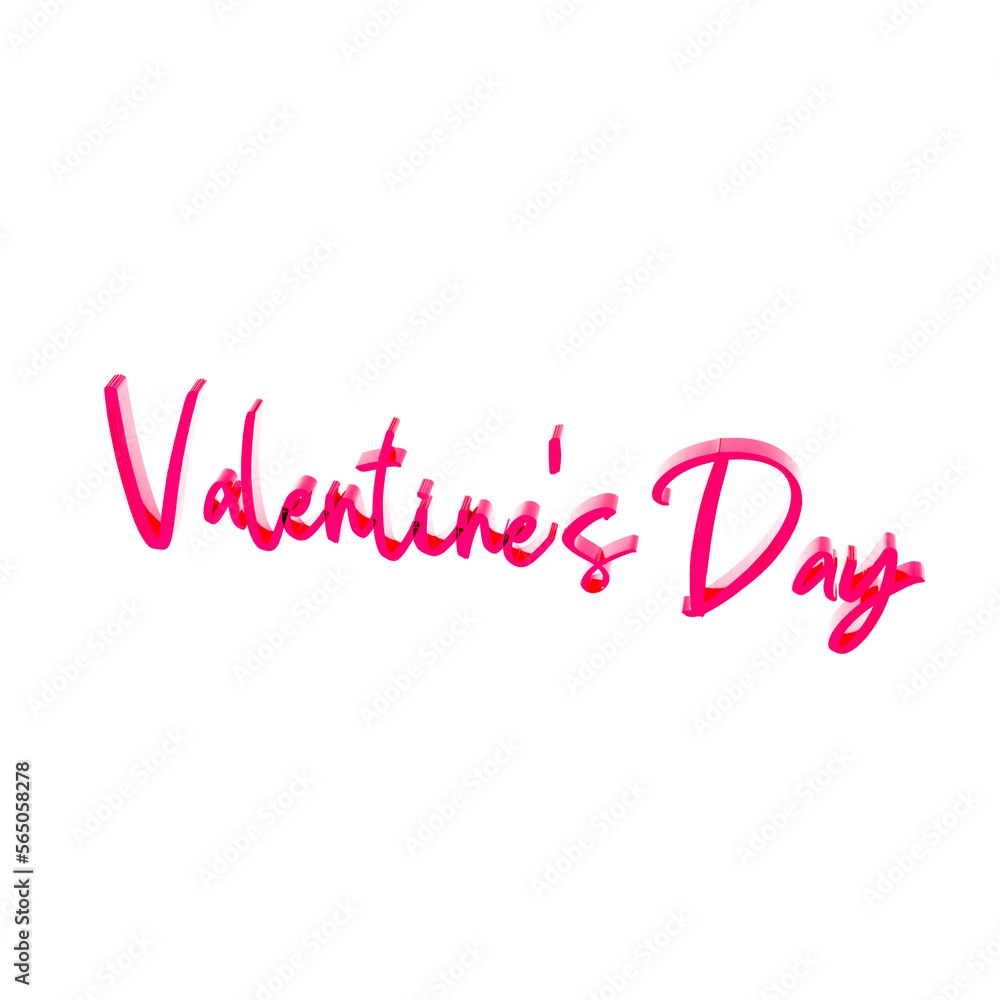 3D Character Text Render Valentine's PNG Elements 3D Character Text Render Valentine's PNG Elements