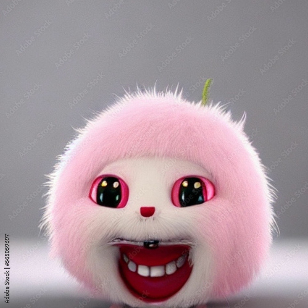 Soft and Furry 3D Creatures