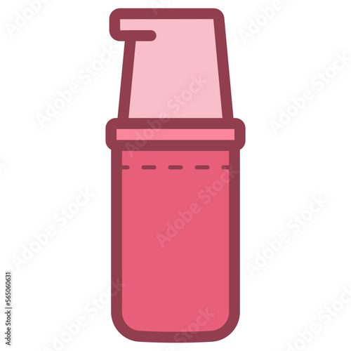 primer fondation cosmetic product illustration
