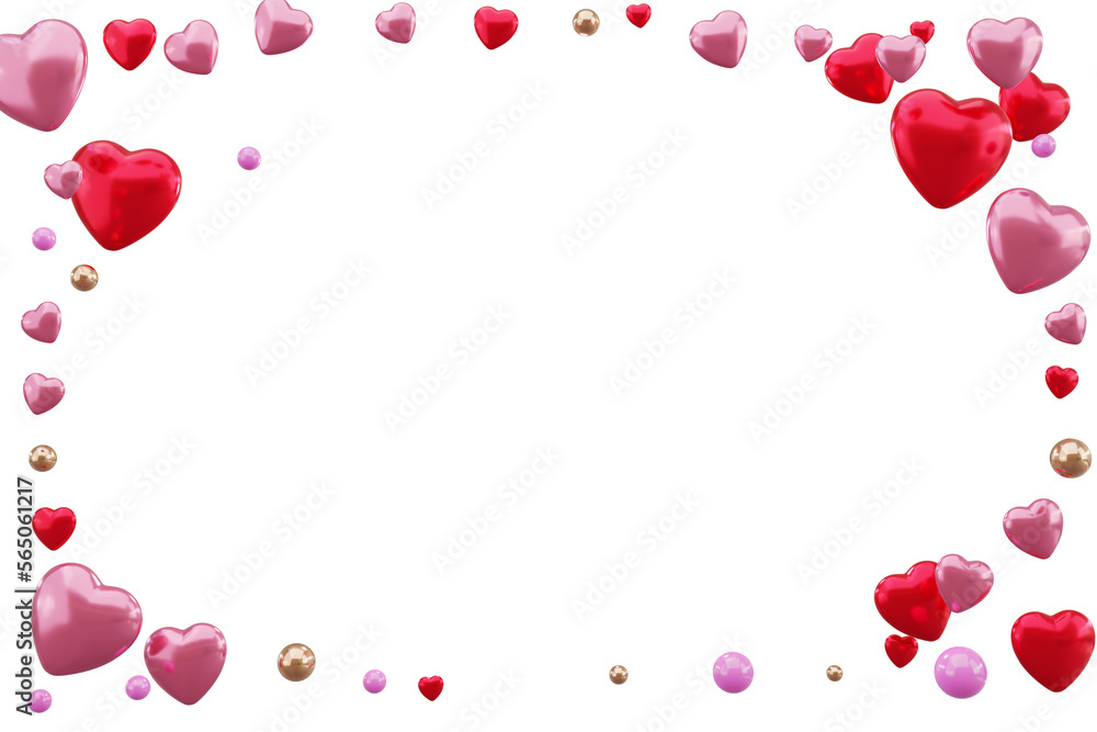 valentines day wiht red heart