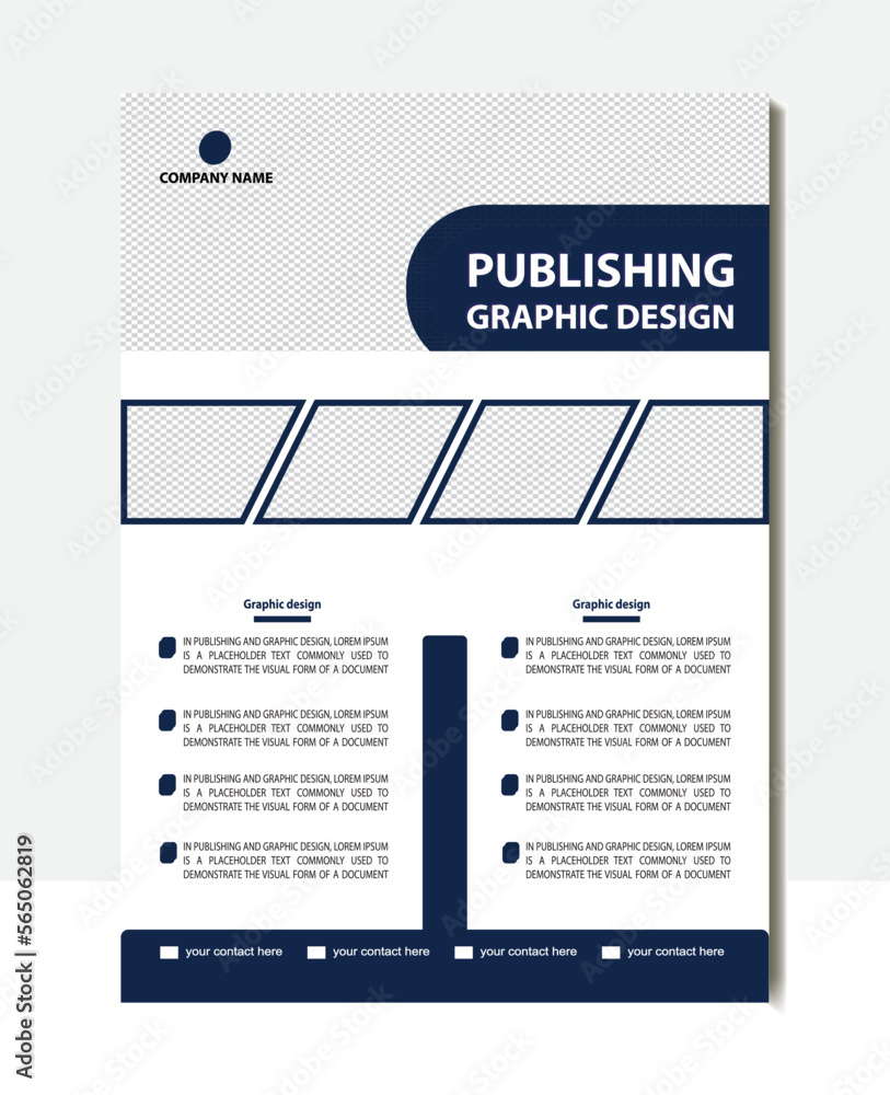 Naklejka premium Professional_Modern_Flayer_Design_Template